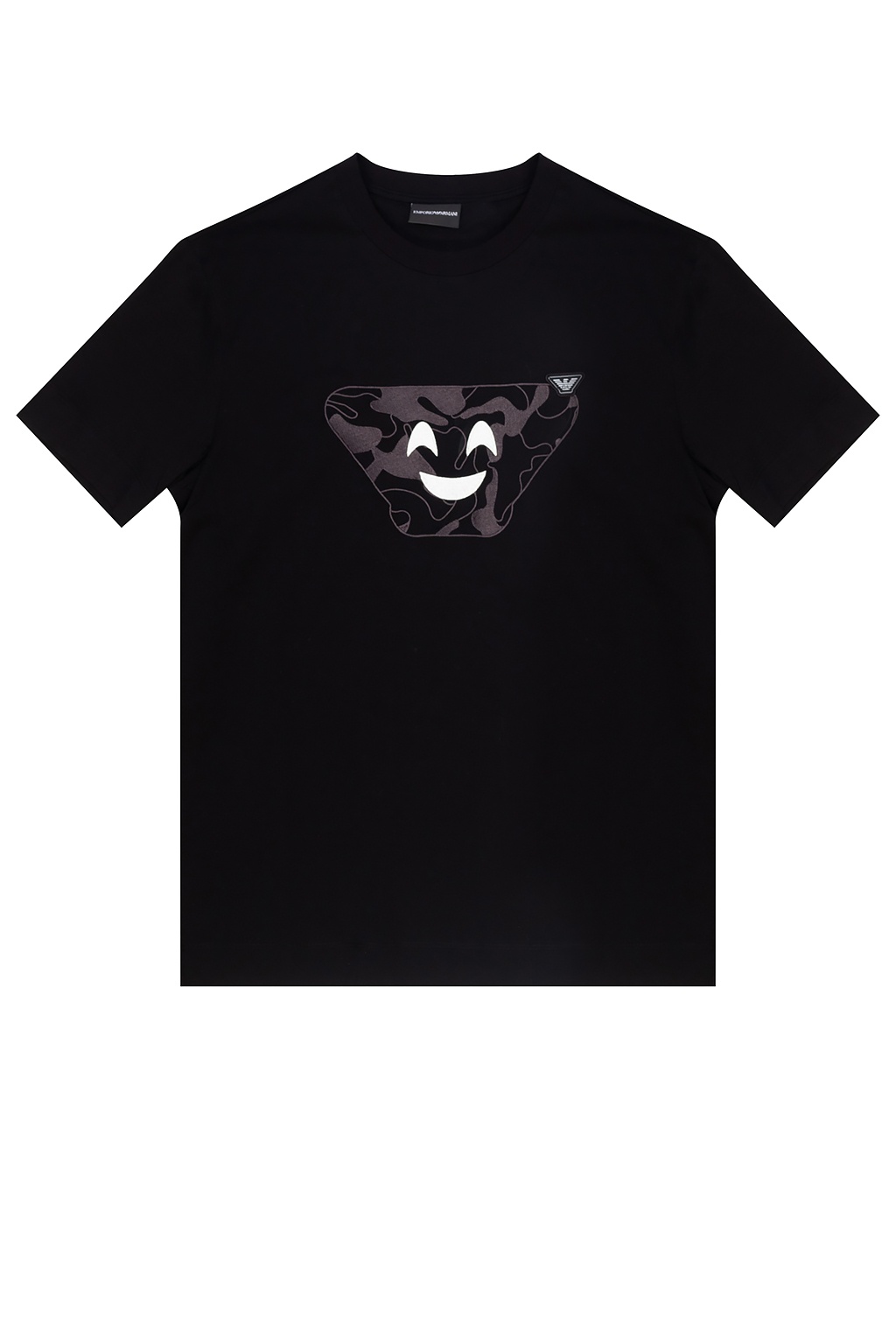 Giorgio Armani cube-check crewneck T-shirt
